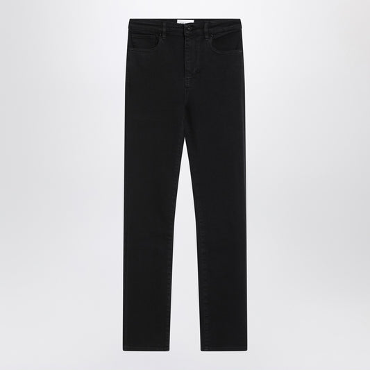Frame Black straight-leg jeans The Pencil