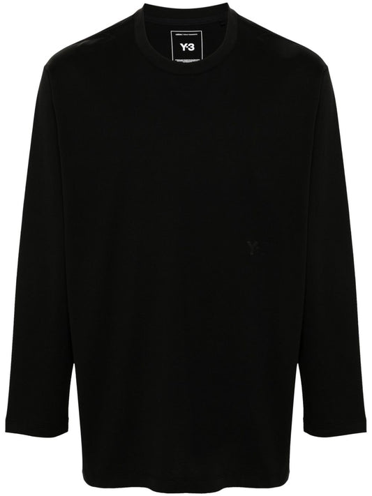 Y-3 T-shirts and Polos Black