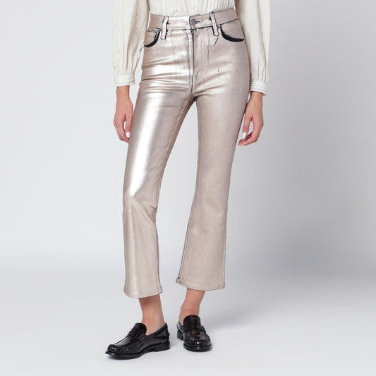 Frame Champagne The Reboot cropped trousers