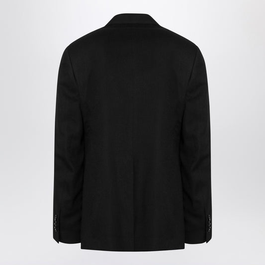 Lardini Black single-breasted jacket in wool blend