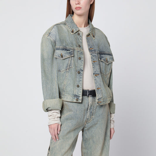 Entire Studios Denim jacket with washed effect
