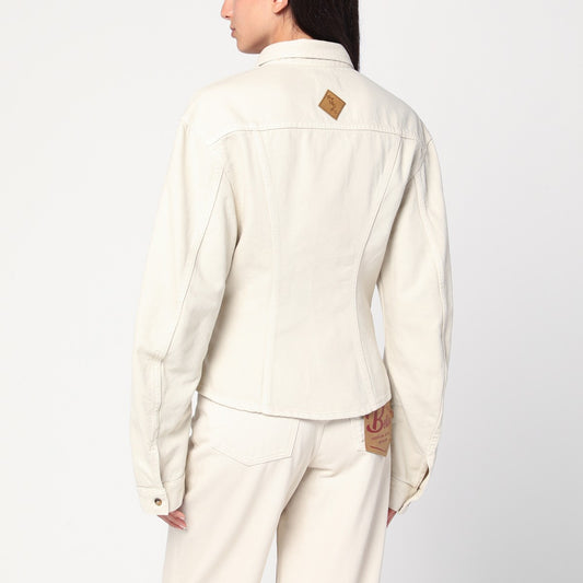 HAIKURE Ecru denim shirt