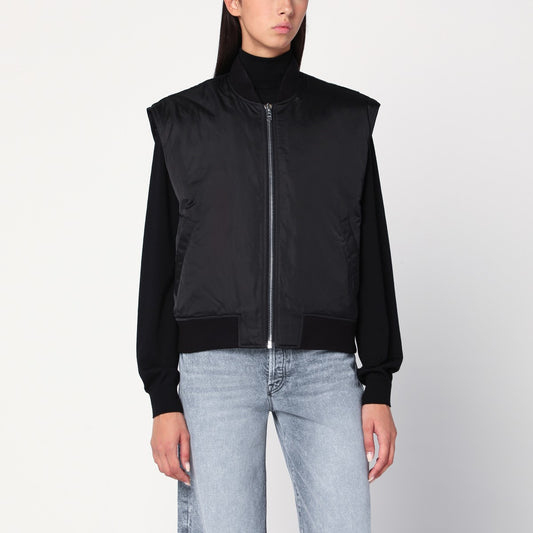 IVY OAK Jamila gilet-jacket in black