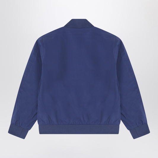 K-Way Aorelian blue nylon jacket