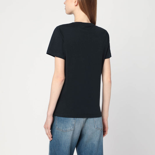 Maison Kitsuné Anthracite grey cotton T-shirt