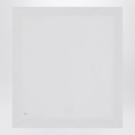 Il Gufo White cover with pink seersucker border