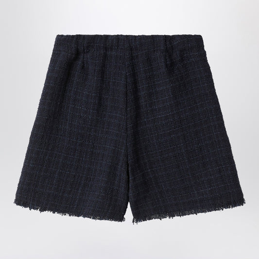 Il Gufo Blue tweed shorts