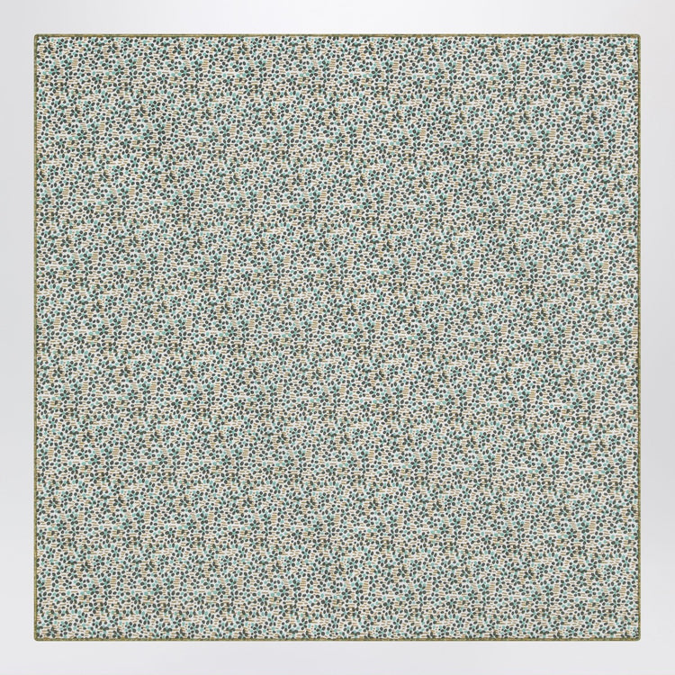 Il Gufo Forest green scarf in Liberty fabric