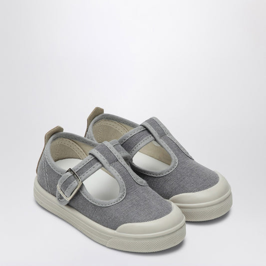 Il Gufo Gray canvas sandal
