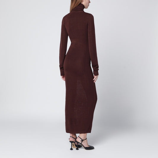 Entire Studios Brown turtleneck dress