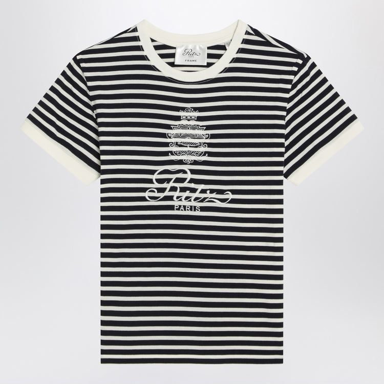 Frame Striped cotton T-shirt
