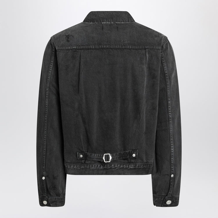 Enfants Riches Déprimés Type VII Pin Assemblage jacket in grey denim