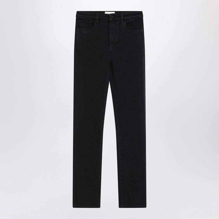 Frame Black straight-leg jeans The Pencil