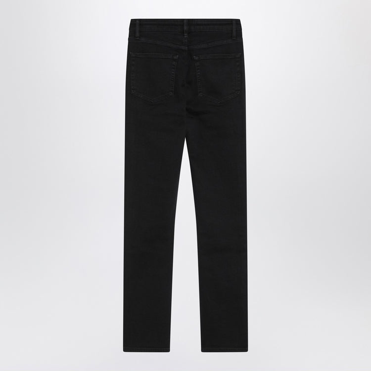 Frame Black straight-leg jeans The Pencil