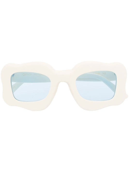 Bonsai oversized curved-frame sunglasses