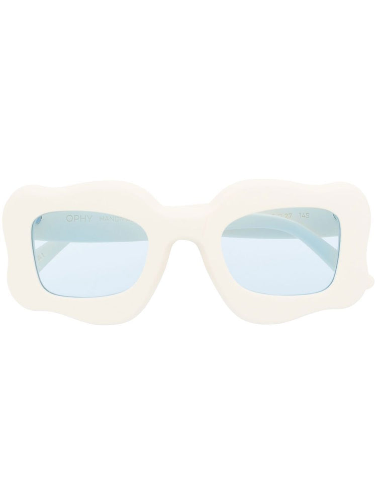 Bonsai oversized curved-frame sunglasses