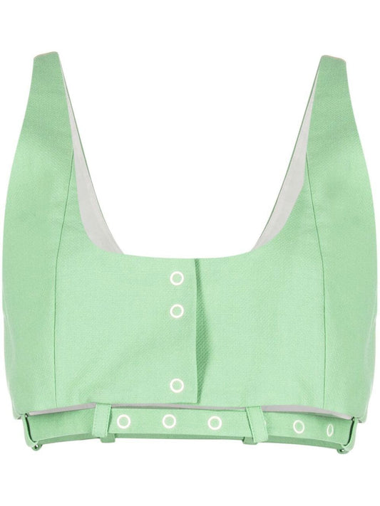 Ganni cropped tank top