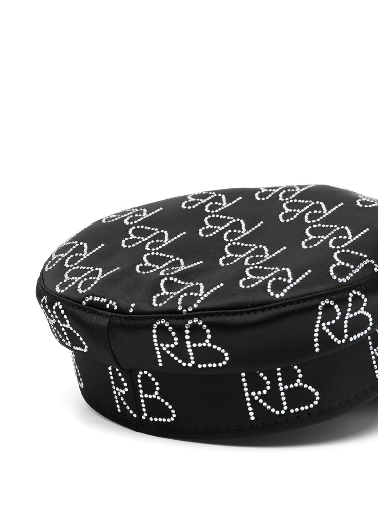 Ruslan Baginskiy crystal-embellished Baker Boy Hat