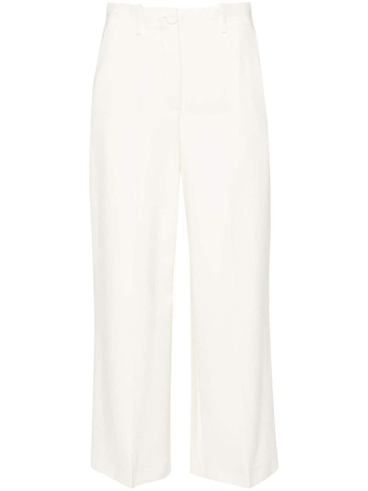 Erika Cavallini Semi-Couture Trousers White