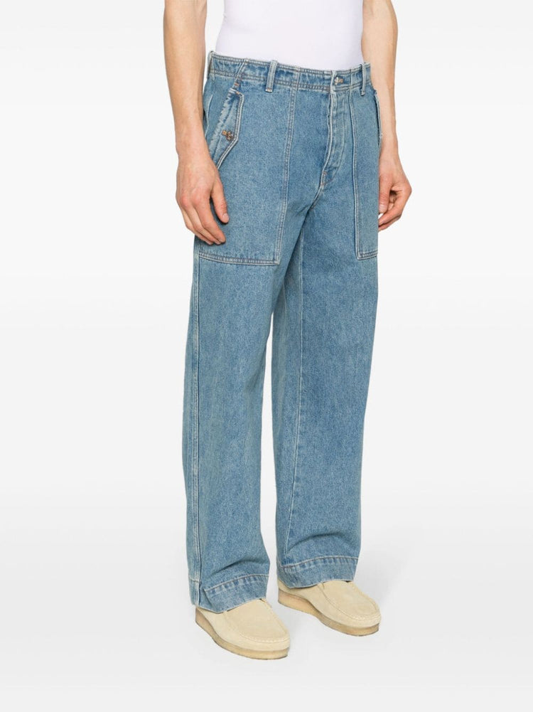 Maison Kitsuné MAISON KITSUNE' Jeans Clear Blue