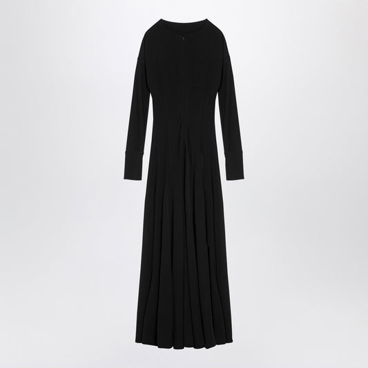 Victoria Beckham Black viscose dress with cut-out