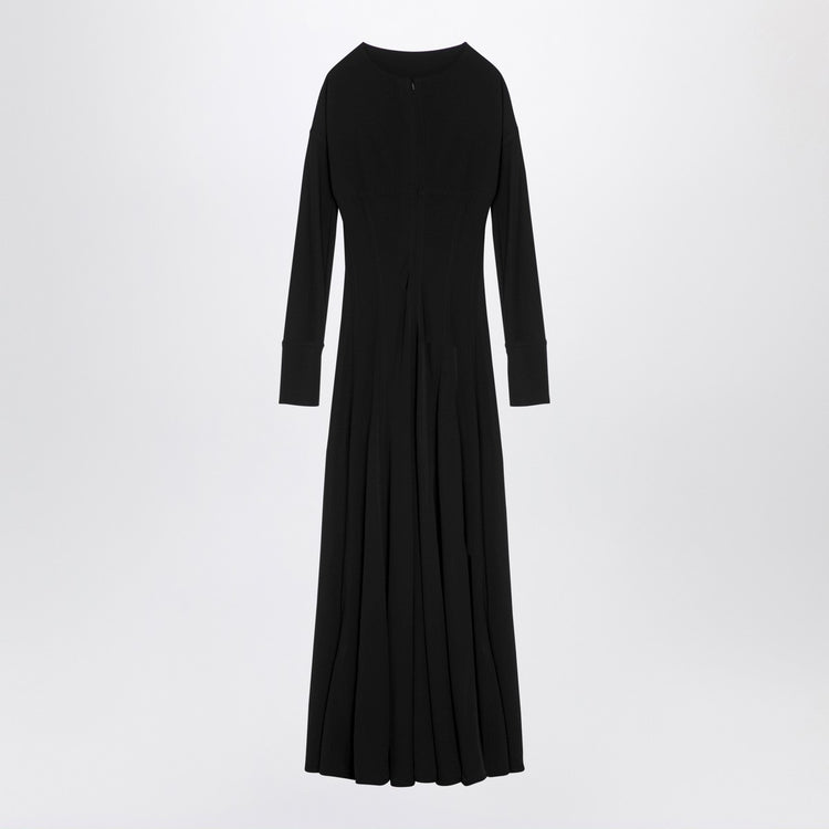 Victoria Beckham Black viscose dress with cut-out