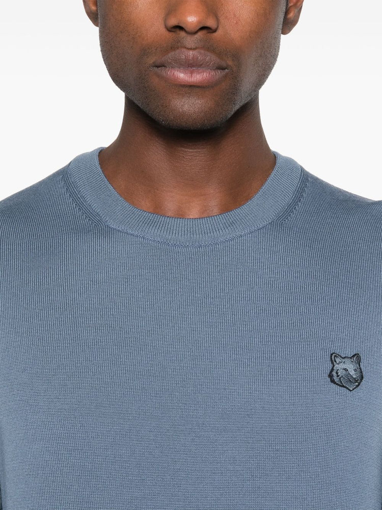 Maison Kitsuné Maison Kitsune Bold Fox Head Applique Sweater