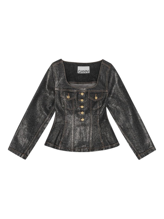 GANNI Jackets Black