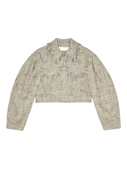 GANNI Jackets Beige