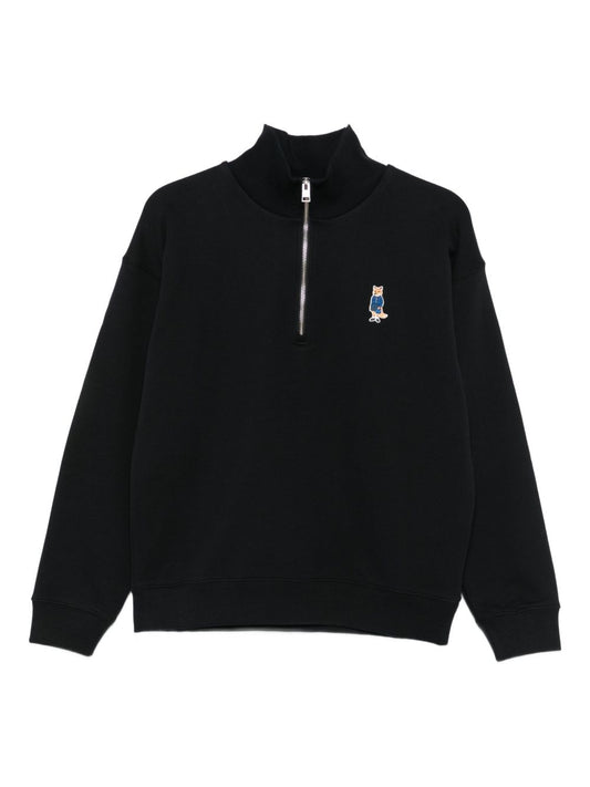 Maison Kitsuné Embroidered-logo sweatshirt