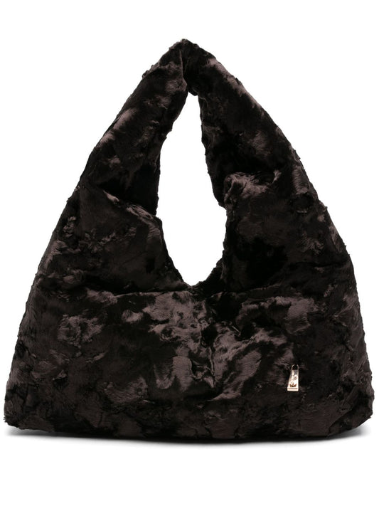La Milanesa Crushed-texture tote bag