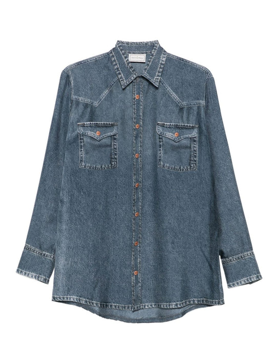 Pierre Louis Mascia Shirts Blue