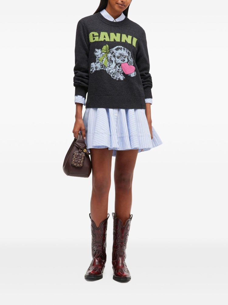 GANNI Sweaters Grey