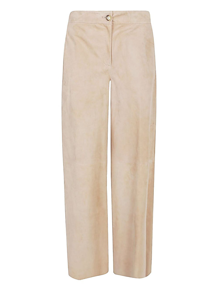 Via Masini 80 Trousers Beige