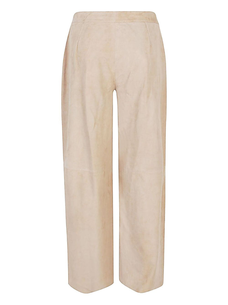Via Masini 80 Trousers Beige