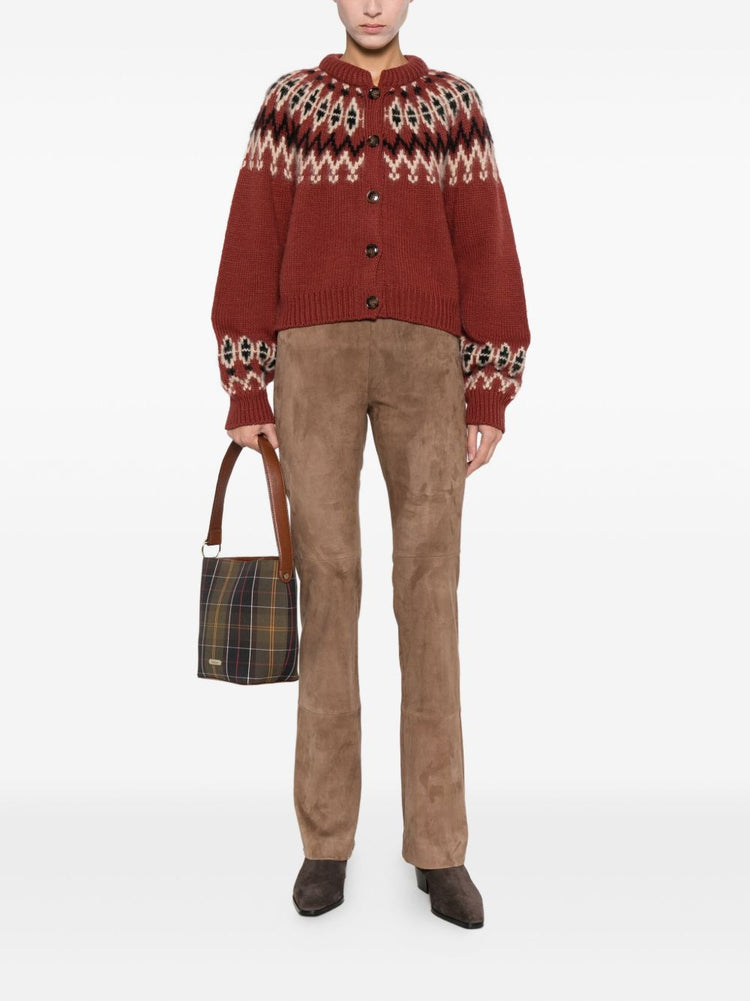 Via Masini 80 Trousers Brown