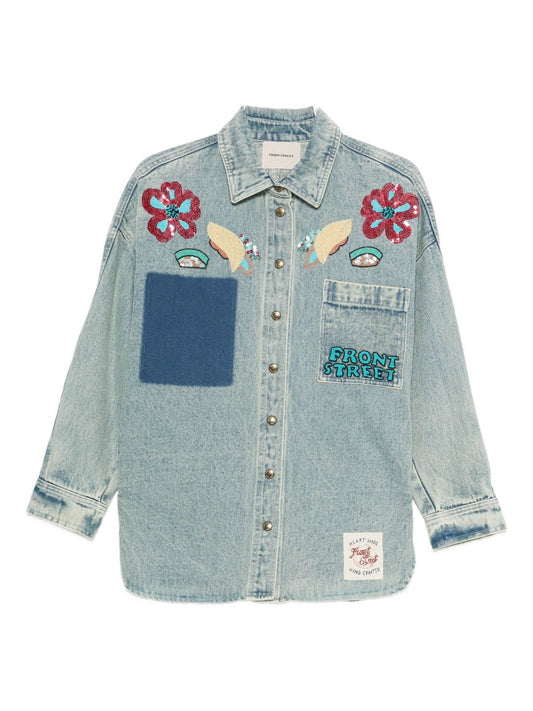 Front Street Shirts Clear Blue