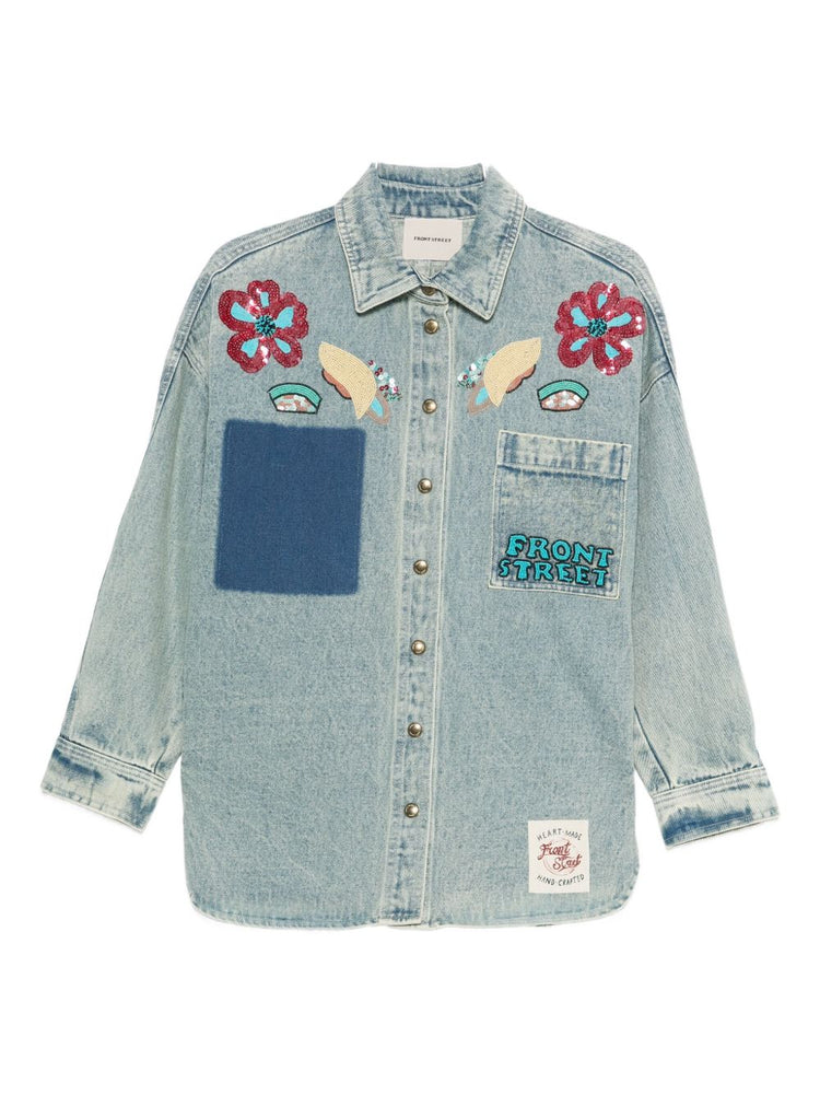Front Street Shirts Clear Blue