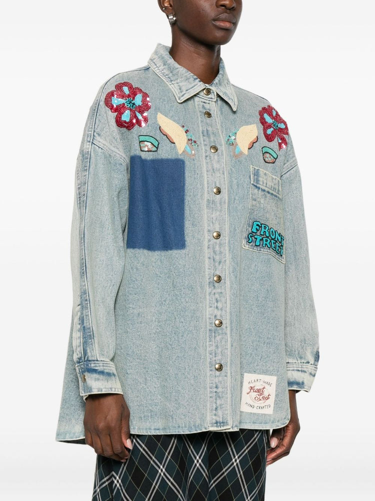 Front Street Shirts Clear Blue