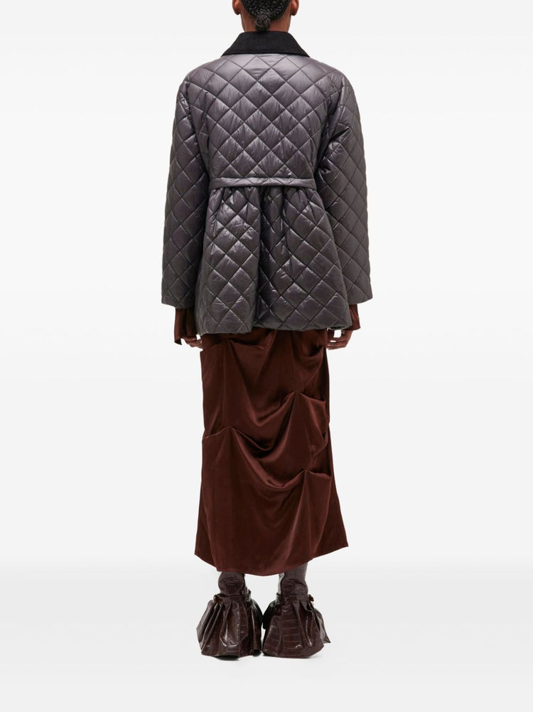 GANNI Coats Grey