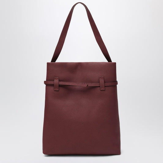 Manu Atelier Tote Du Jour burgundy suede tote bag