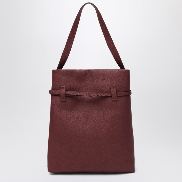 Manu Atelier Tote Du Jour burgundy suede tote bag