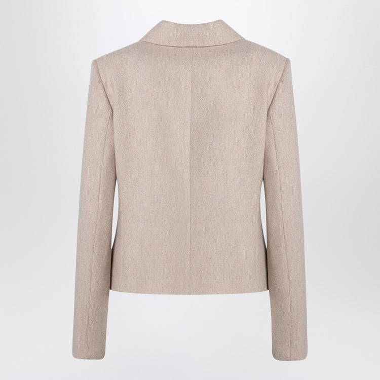 the garment Mille beige double-breasted jacket