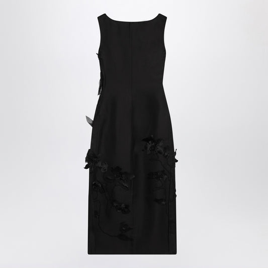 MKDT Studio Atelier Dove black dress in silk and wool