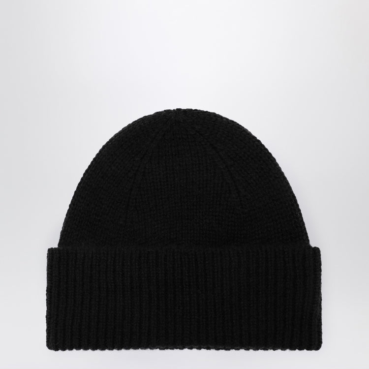 Roberto Collina Cashmere Beanie in Black