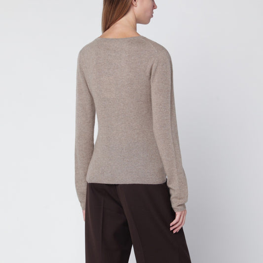 ALMADA LABEL Awa sweater in beige organic cashmere