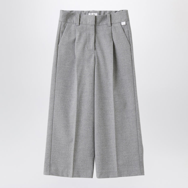 Il Gufo Grey Palace pant with darts