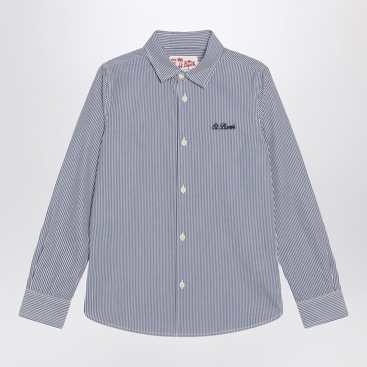 MC2 Saint Barth Striped Agnes shirt with Snoopy print