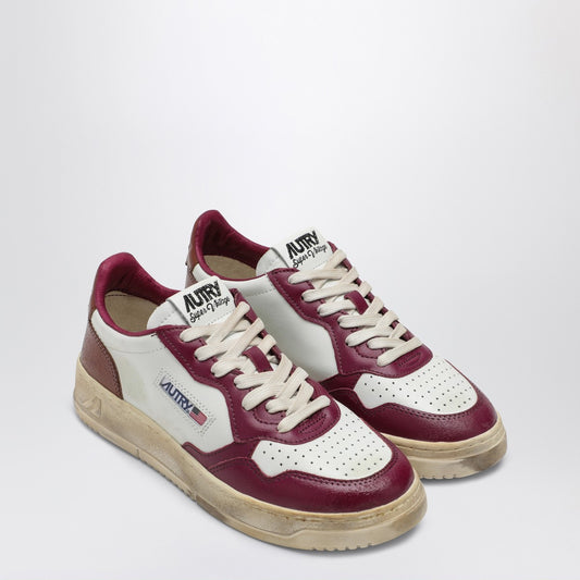 AUTRY Super Vintage White/Purple/Brown Sneaker