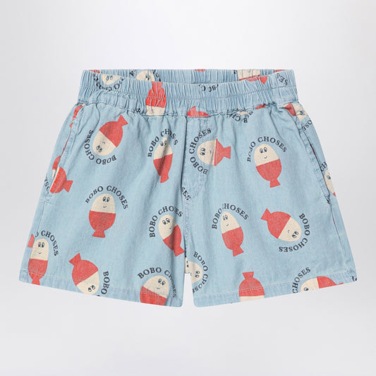 Bobo Choses Morning Egg Blue Shorts